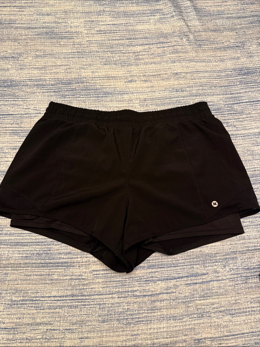 RBX Black Women's Athletic Running Shorts